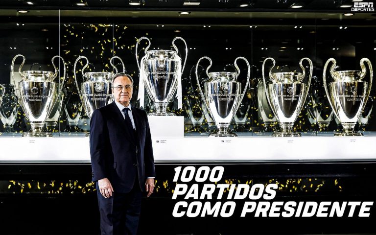 Florentino Pérez cumplió 1000 partidos como presidente del Real Madrid
