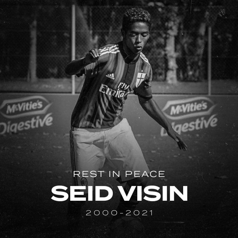 Se suicida a los 20 años Seid Visin, ex jugador del equipo juvenil del AC Milán por abusos raciales