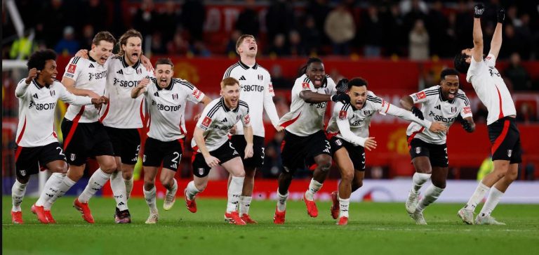 Fulham da el golpe y elimina al Manchester United en penales por la FA Cup