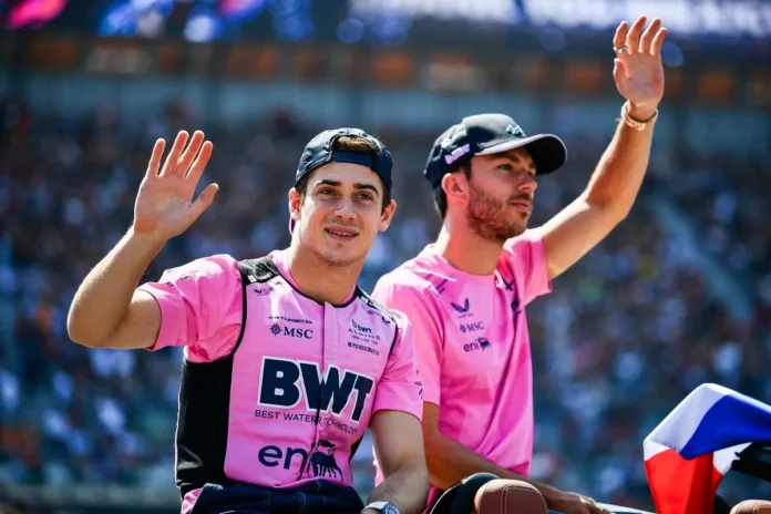 Franco Colaapinto y Pierre Gasly, Alpine F1 Team